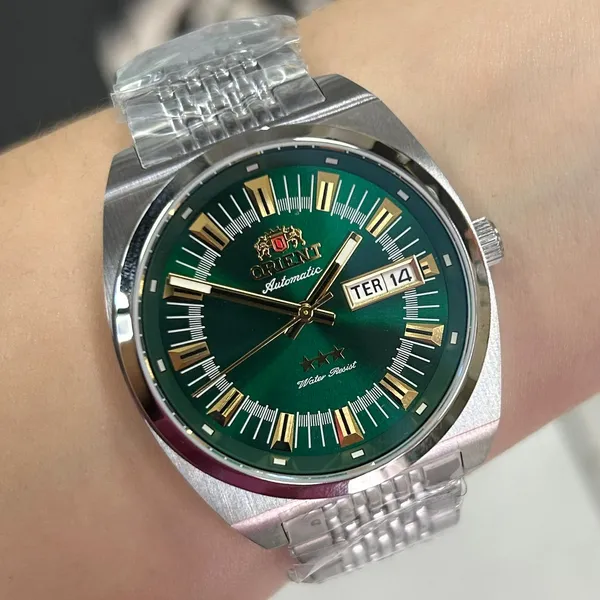 Orient 3 Estrelas Automático Heritage YN6SS018 Verde