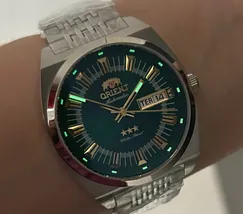 Relógio Orient Automático Heritage YN6SS018 E1SX Safira - Taniguchi - imagem 6