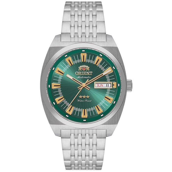 Relógio Orient Automático Heritage YN6SS018 E1SX Safira - Taniguchi