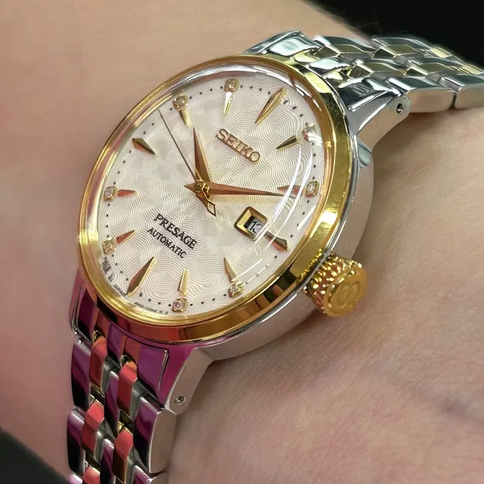 Seiko Presage SRE010J1 Cocktail Time Diamond - Taniguchi Relógios