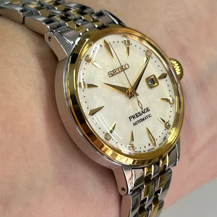 Seiko Presage SRE010J1 Cocktail Time Diamond - Taniguchi Relógios