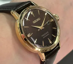 Seiko Presage SRE020J1 Jamaican Coffee: Automático com Diamantes - imagem 4
