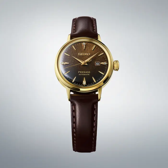 Seiko Presage SRE020J1 Jamaican Coffee: Automático com Diamantes