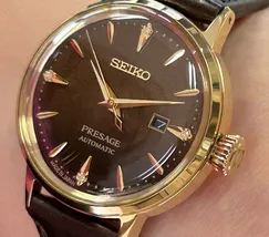 Seiko Presage SRE020J1 Jamaican Coffee: Automático com Diamantes - imagem 5