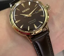 Seiko Presage SRE020J1 Jamaican Coffee: Automático com Diamantes - imagem 6