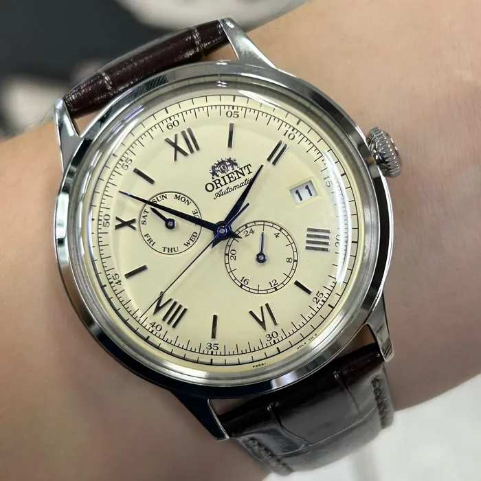 Orient Bambino Versão 8 RA-AK0702Y30B Automático | Taniguchi Relógios