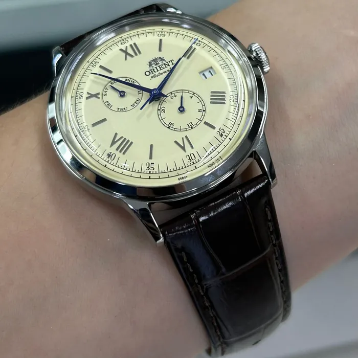 Orient Bambino Versão 8 RA-AK0702Y30B Automático | Taniguchi Relógios