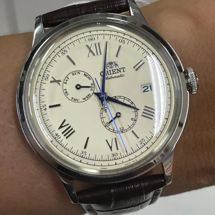 Orient Bambino Versão 8 RA-AK0702Y30B Automático | Taniguchi Relógios