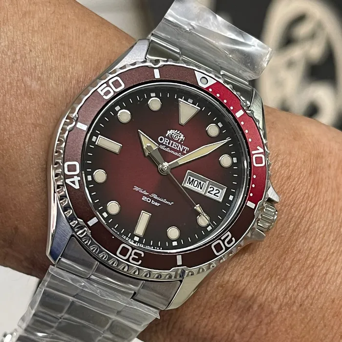 Orient Kamasu II RAAA0814R39B Automático Safira | Taniguchi Relógios