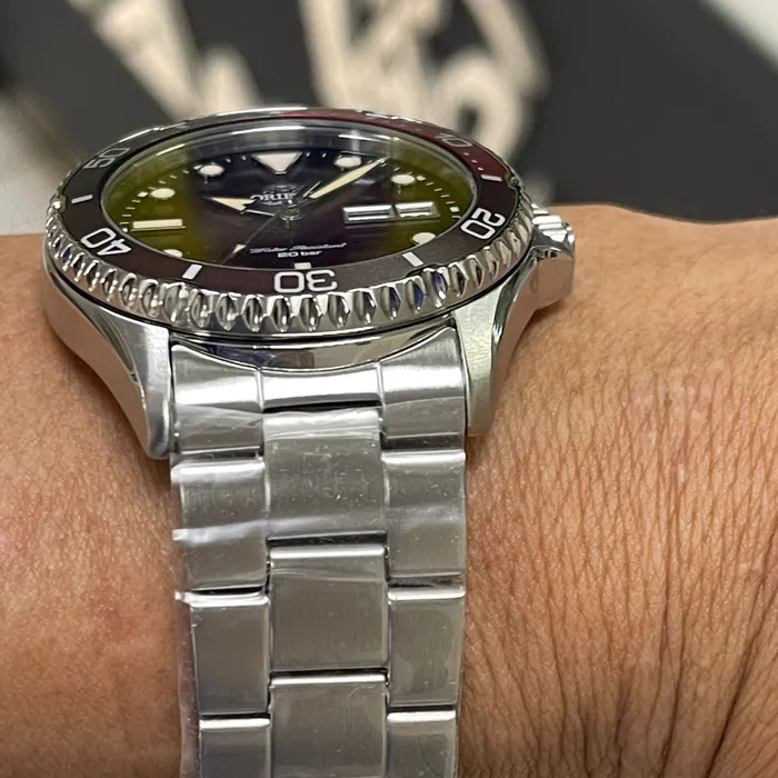 Orient Kamasu II RAAA0814R39B Automático Safira | Taniguchi Relógios