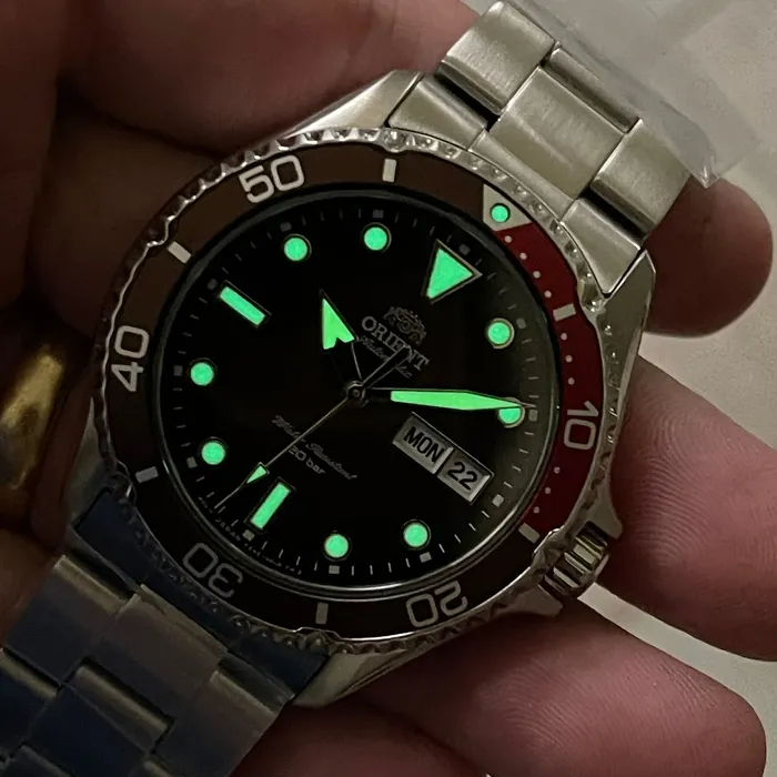 Orient Kamasu II RAAA0814R39B Automático Safira | Taniguchi Relógios