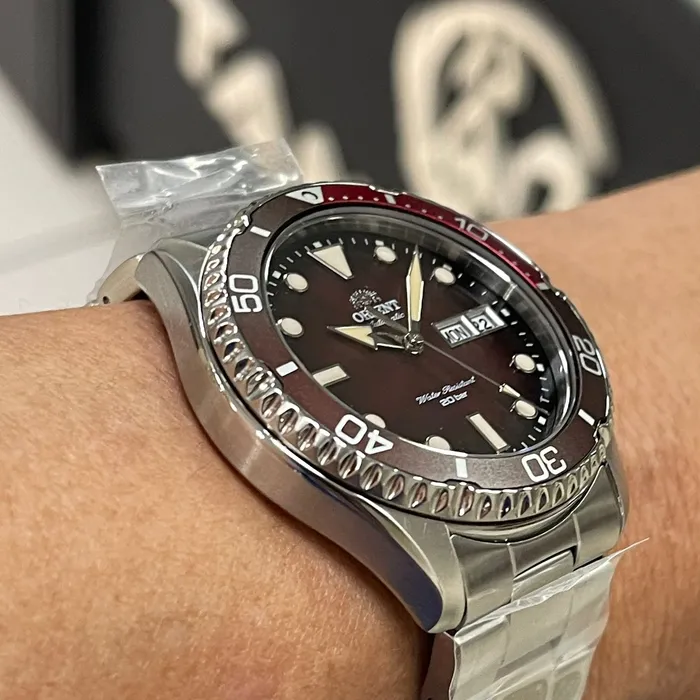 Orient Kamasu II RAAA0814R39B Automático Safira | Taniguchi Relógios