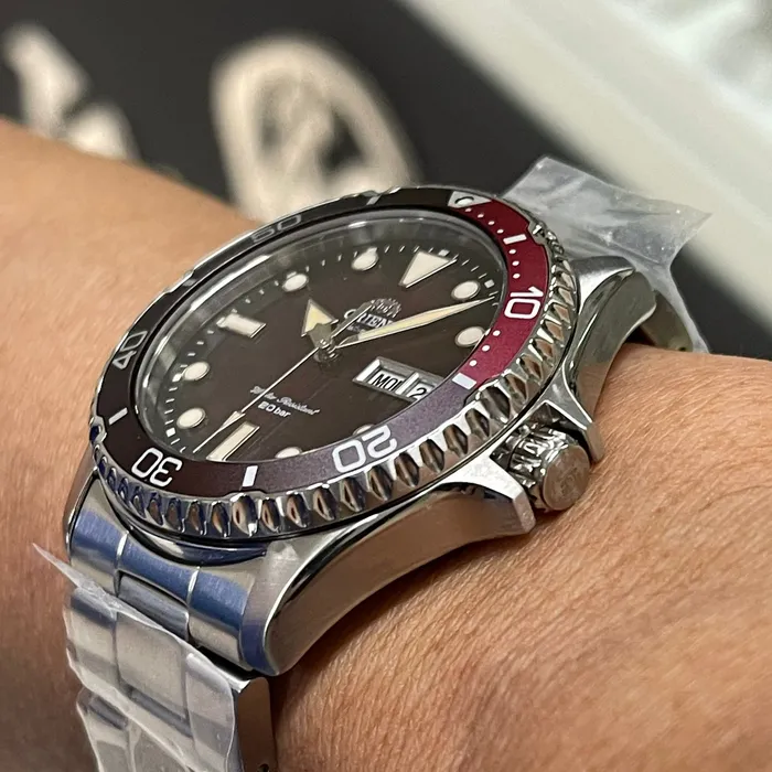 Orient Kamasu II RAAA0814R39B Automático Safira | Taniguchi Relógios