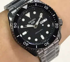 Seiko 5 Sports SRPD65 Automático Gunmetal Grafite | Taniguchi Relógios - imagem 1