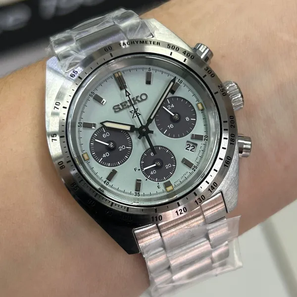 Seiko Prospex Solar Speedtimer cronógrafo Mint Green SSC965B1