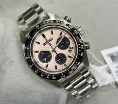 Relógio Seiko SSC963 Speedtimer Solar Salmão 39mm | Taniguchi Relógios - imagem 6