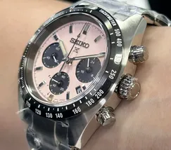 Relógio Seiko SSC963 Speedtimer Solar Salmão 39mm | Taniguchi Relógios - imagem 4