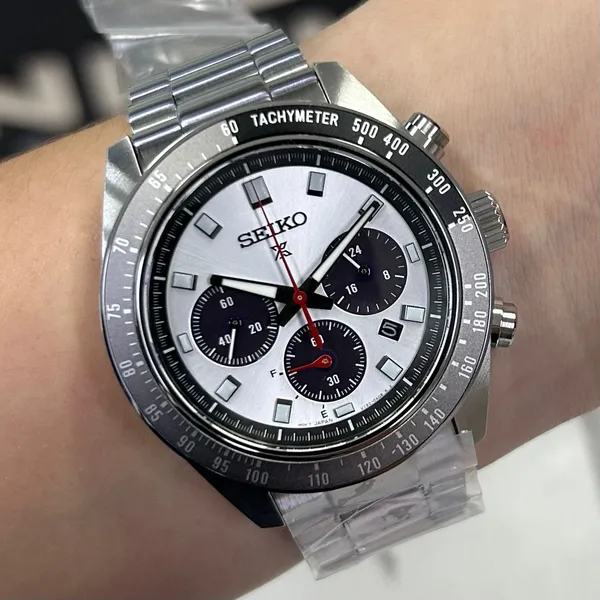 Seiko Prospex Solar Speedtimer cronógrafo SSC911 Panda 41mm