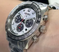 Seiko Prospex Speedtimer Solar SSC911 Panda 41mm | Taniguchi Relógios - imagem 4