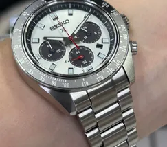 Seiko Prospex Speedtimer Solar SSC911 Panda 41mm | Taniguchi Relógios - imagem 5