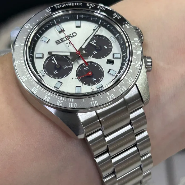 Seiko Prospex Speedtimer Solar SSC911 Panda 41mm | Taniguchi Relógios