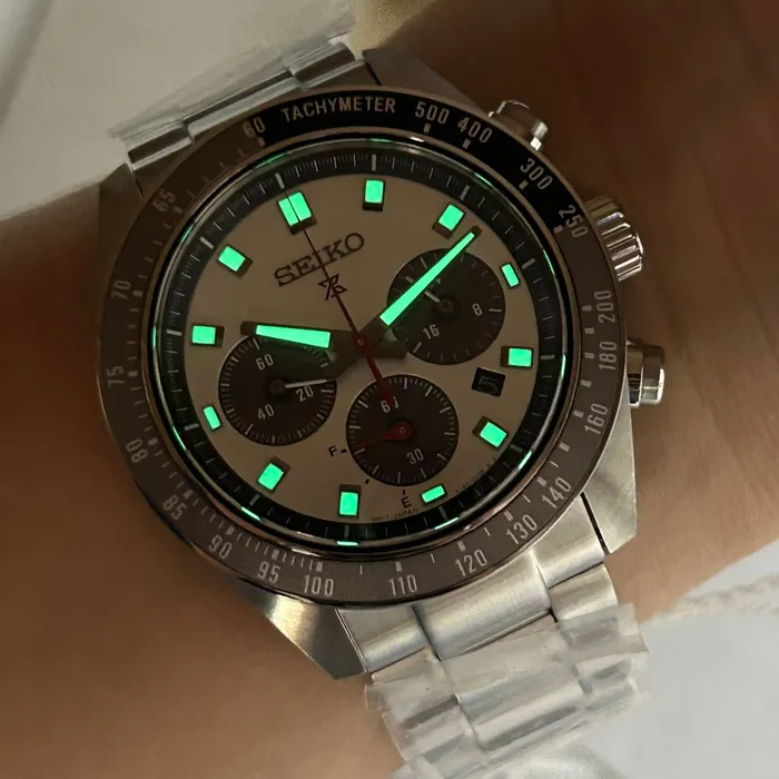 Seiko Prospex Speedtimer Solar SSC911 Panda 41mm | Taniguchi Relógios