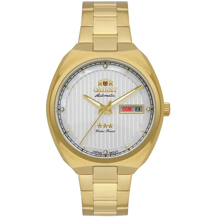 Relógio Orient Automático Feminino F49GG028 Dourado 38mm | Taniguchi Relógios