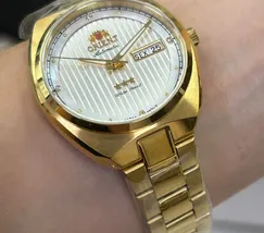 Relógio Orient Automático Feminino F49GG028 Dourado 38mm | Taniguchi Relógios - imagem 7