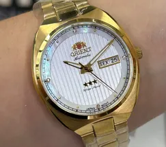 Relógio Orient Automático Feminino F49GG028 Dourado 38mm | Taniguchi Relógios - imagem 1