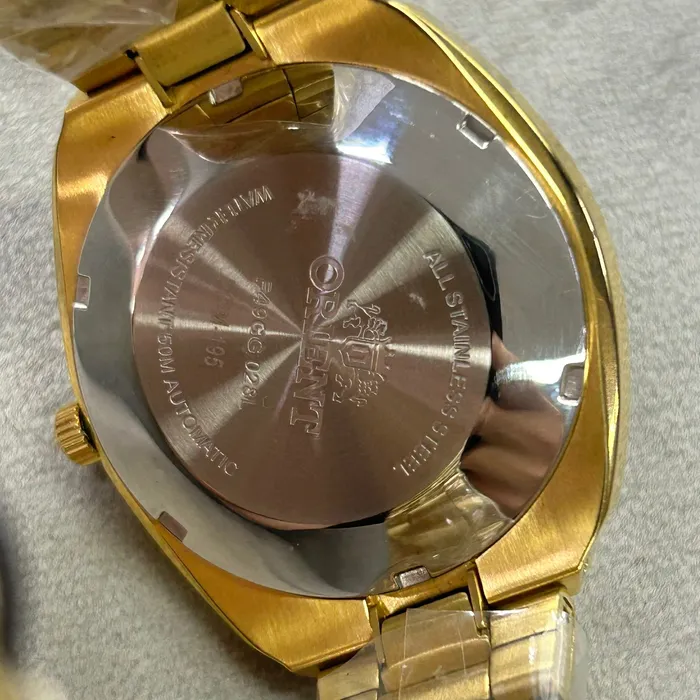 Relógio Orient Automático Feminino F49GG028 Dourado 38mm | Taniguchi Relógios