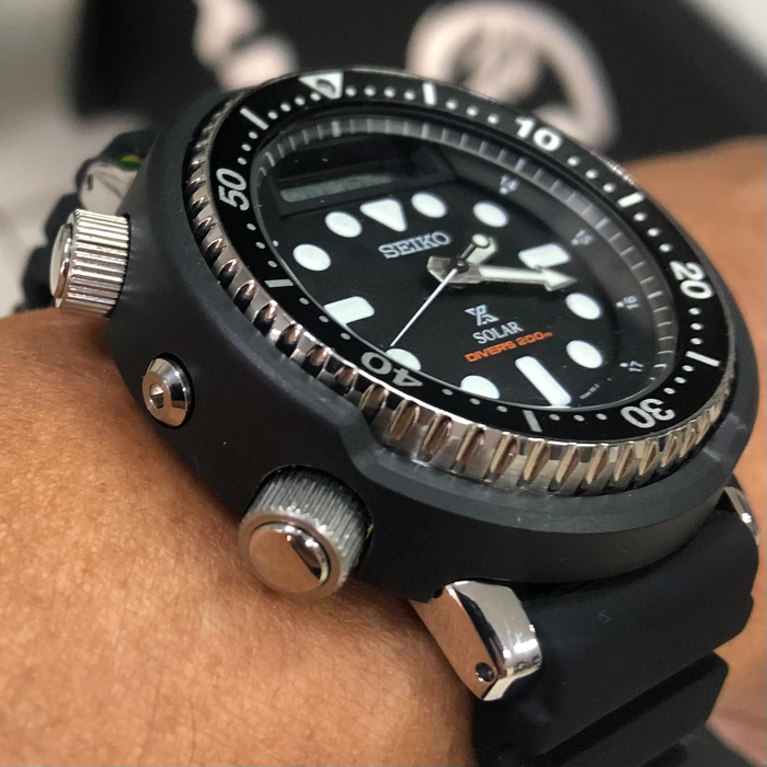 Relógio Seiko Prospex SNJ025 Arnie Solar Diver 200m | Taniguchi Relógios
