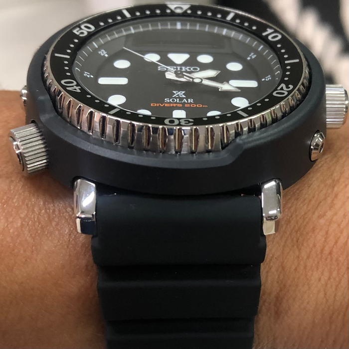 Relógio Seiko Prospex SNJ025 Arnie Solar Diver 200m | Taniguchi Relógios