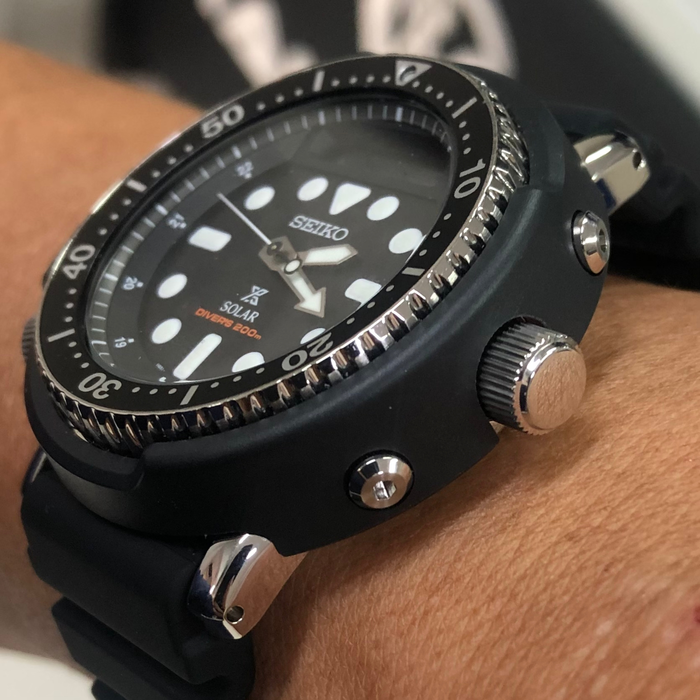 Relógio Seiko Prospex SNJ025 Arnie Solar Diver 200m | Taniguchi Relógios