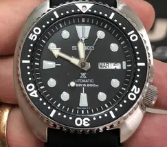 SEIKO Prospex Automático turtle Clássico SRPE93B1 Preto - imagem 3
