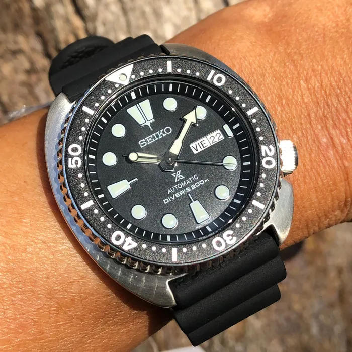 SEIKO Prospex Automático turtle Clássico SRPE93B1 Preto