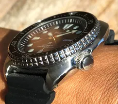 SEIKO Prospex Automático turtle Clássico SRPE93B1 Preto - imagem 4