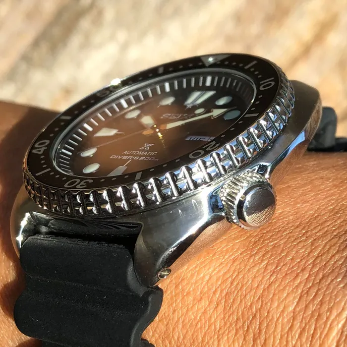 SEIKO Prospex Automático turtle Clássico SRPE93B1 Preto