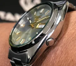 Relógio Seiko 5 Clássico Automático SNXS75B1 Cinza e Dourado | Taniguchi Relógios - imagem 3