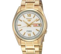 Relógio Seiko 5 Automatic SNKL58B1 Dourado 37mm | Taniguchi Relógios - imagem 2