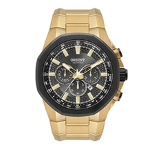 Relógio Orient Solartech Cronógrafo MGSSC058 Dourado | Taniguchi Relógios - imagem 2