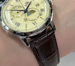 Relógio Orient Bambino Sun & Moon RA-AK0803Y30B Automático | Taniguchi Relógios - imagem 4