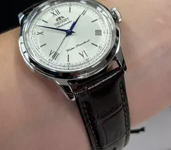 Relógio Orient Bambino 38mm RABB0002S30B Automático | Taniguchi Relógios - imagem 5