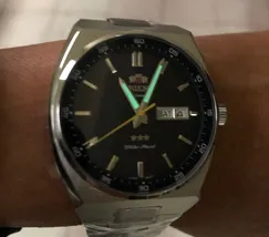 Relógio Orient 3 Estrelas Automático 469SS087NH Azul | Taniguchi Relógios - imagem 5