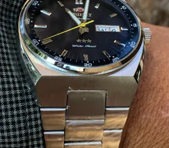 Relógio Orient 3 Estrelas Automático 469SS087NH Azul | Taniguchi Relógios - imagem 4