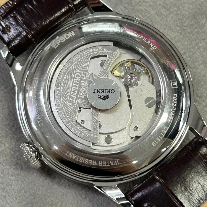 Relógio Orient Bambino 38mm Small Seconds RA-AP0105Y30B Rose Gold | Taniguchi Relógios