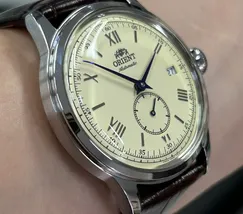 Relógio Orient Bambino 38mm Small Seconds RA-AP0105Y30B Rose Gold | Taniguchi Relógios - imagem 2