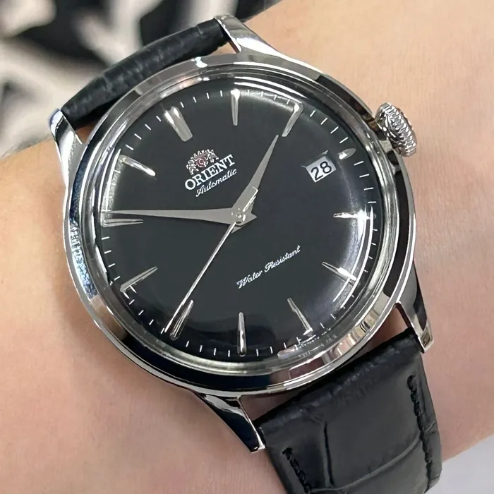 Relógio Orient Bambino 38mm RA-AC0M02B30B Automático Preto | Taniguchi Relógios