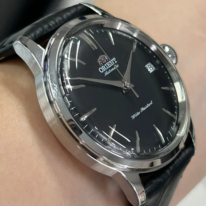 Relógio Orient Bambino 38mm RA-AC0M02B30B Automático Preto | Taniguchi Relógios