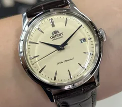 Relógio Orient Bambino 38mm RA-AC0M04Y30B Automático Creme | Taniguchi Relógios - imagem 1