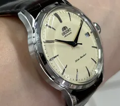 Relógio Orient Bambino 38mm RA-AC0M04Y30B Automático Creme | Taniguchi Relógios - imagem 2
